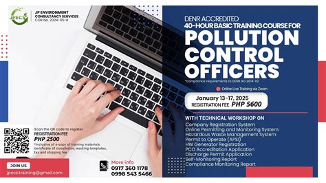 denr r3|40 HOURS BASIC TRAINING COURSE FOR POLLUTION .